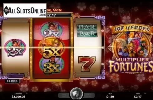 Screen 1. 108 Heroes Multiplier Fortunes from Triple Edge Studios