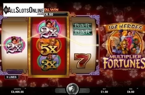 Screen 2. 108 Heroes Multiplier Fortunes from Triple Edge Studios