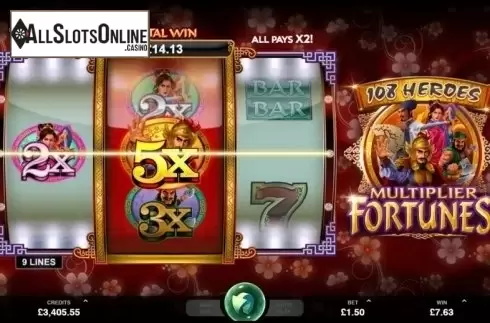 Screen 4. 108 Heroes Multiplier Fortunes from Triple Edge Studios
