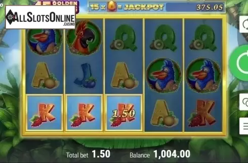 Win Screen 3. 15 Golden Eggs from Booongo