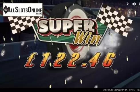 Free Spins 4. 24 Hour Grand Prix from Red Tiger