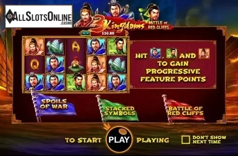 Screen 1. 3 Kingdoms – Battle of Red Cliffs from Pragmatic Play