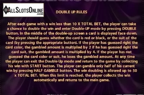 Paytable 3. 40 Shining Jewels from Casino Technology