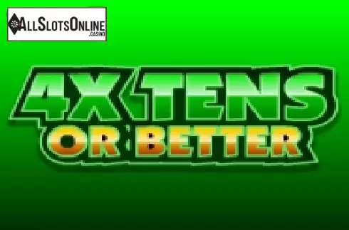 4x Tens Or Better Poker
