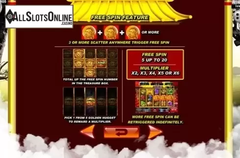 Features 3. 5 Fortune from Spadegaming