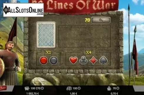Gamble. 50 Lines Of War from MrSlotty