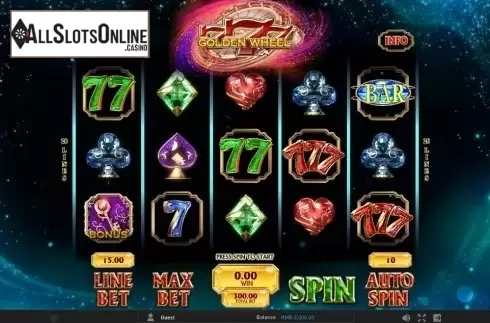 Screen 1. 777 Golden Wheel from GamePlay