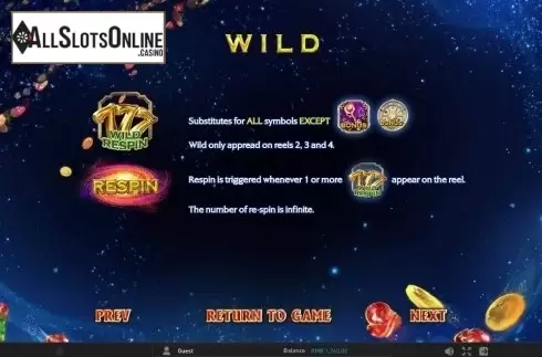 Paytable 2. 777 Golden Wheel from GamePlay