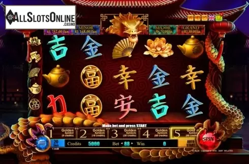 Reel Screen. 88 Dragons Treasure from Belatra Games