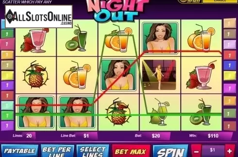 Win 2. A Night Out from Playtech