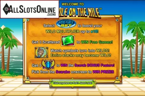 Game features 1. A While On The Nile from NextGen