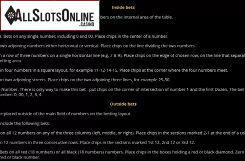Game rules 1. American Roulette 3D (Evoplay) from Evoplay Entertainment