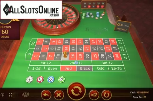 Win screen 1. American Roulette 3D (Evoplay) from Evoplay Entertainment