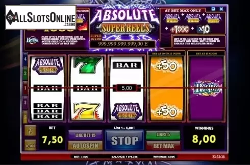 Respin. Absolute Super Reels from iSoftBet
