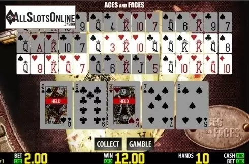 Game workflow 4. Aces And Faces HD from World Match