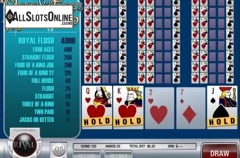 Game Screen 4. Aces and Faces (Rival) from Rival Gaming
