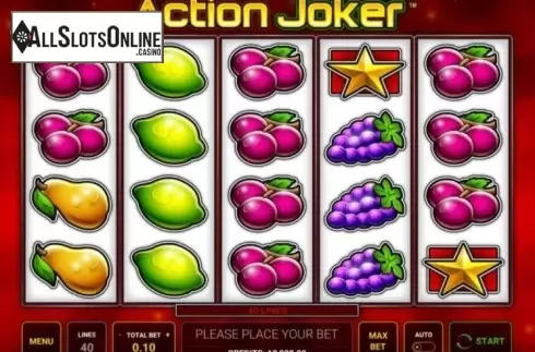 Reel Screen. Action Joker from Eurocoin Interactive