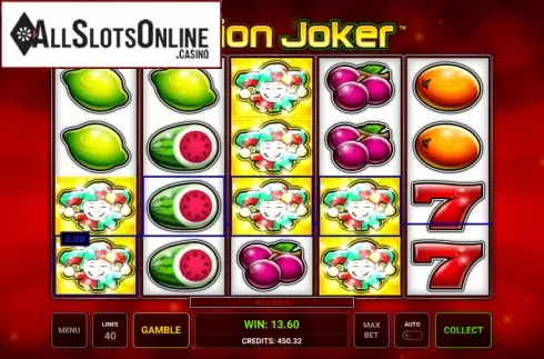 Win Screen . Action Joker from Eurocoin Interactive