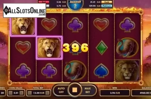 Win Screen 2. African King from NetGame