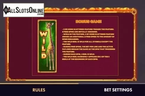 Features 2. African King from NetGame