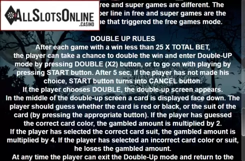 Paytable 5. African Magic from Casino Technology