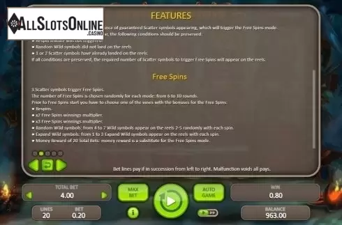 Paytable 3. African Spirit (Booongo) from Booongo
