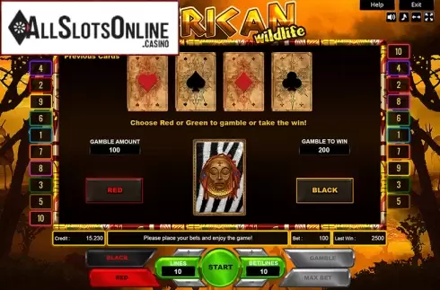 Gamble. African Wildlife from Platin Gaming