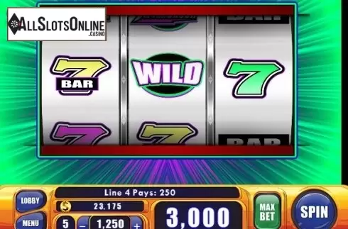 Big win screen. Aftershock from WMS
