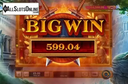 Big Win. Age of the Gods Epic Troy from Playtech