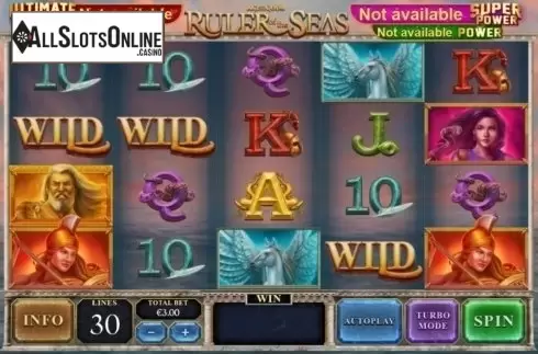 Reel Screen. Age of the Gods: Ruler of the Seas from Playtech Origins