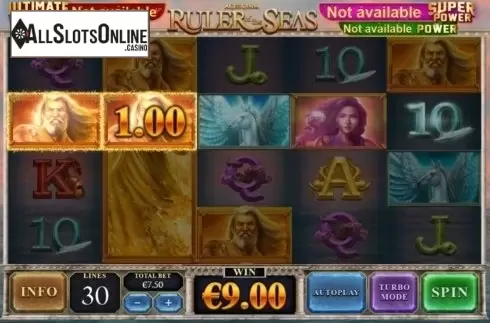 Win Screen 1. Age of the Gods: Ruler of the Seas from Playtech Origins