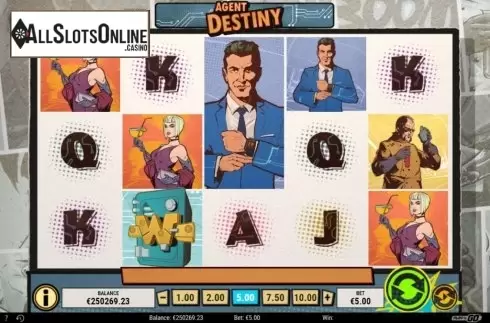 Reel Screen. Agent Destiny from Play'n Go