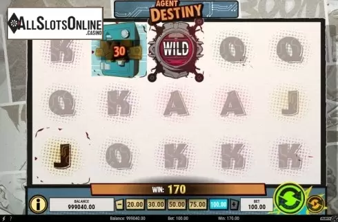 Win Screen 3. Agent Destiny from Play'n Go