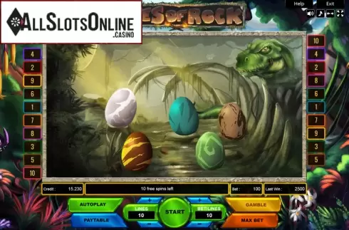 Bonus Game. Ages of Rock (Platin Gaming) from Platin Gaming