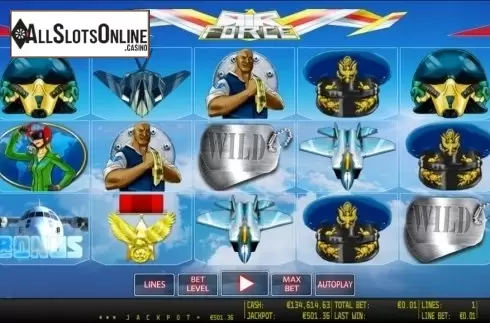 Game reels. Air Force HD from World Match
