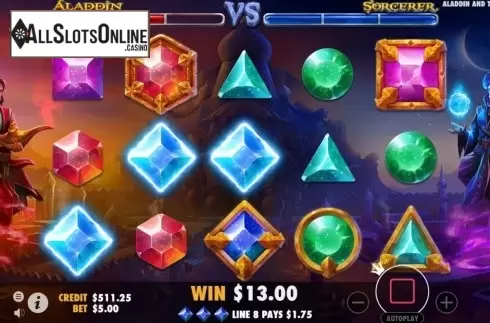 Free Spins 3. Aladdin and the Sorcerer from Pragmatic Play