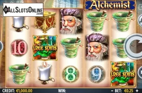 Reel Screen. Alchemist (Octavian Gaming) from Octavian Gaming