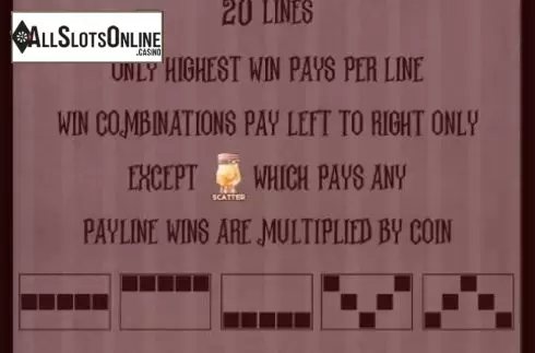Paylines. Alchemy (AllWaySpin) from AllWaySpin