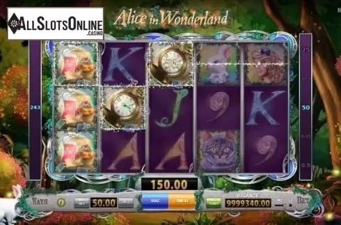 Paytable 2. Alice in Wonderland (BetConstruct) from BetConstruct