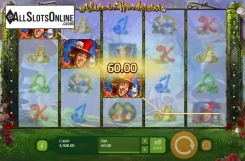 Screen 4. Alice in Wonderslots from Playson