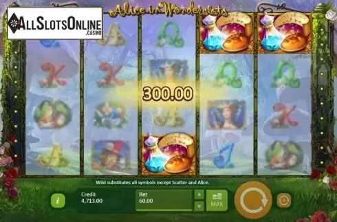 Screen 7. Alice in Wonderslots from Playson