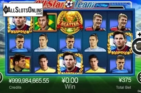 Reel Screen. All Star Team from CQ9Gaming