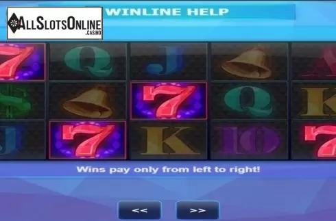 Paytable 2. All Ways Win from Amatic Industries