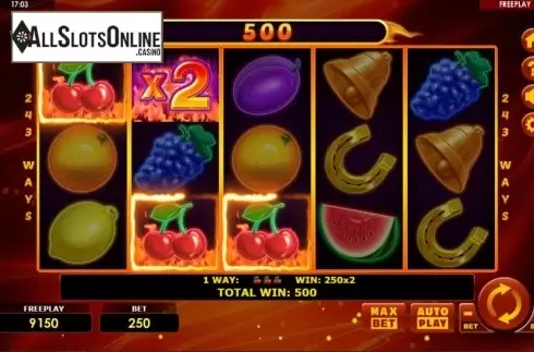 Win Screen 2. All Ways Hot Fruits from Amatic Industries