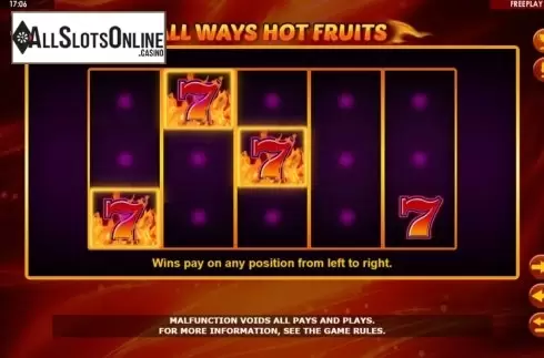 Features 1. All Ways Hot Fruits from Amatic Industries