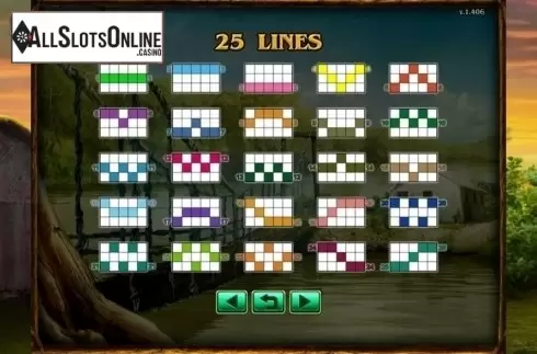 Paylines. Amazon Fever 2 from GMW