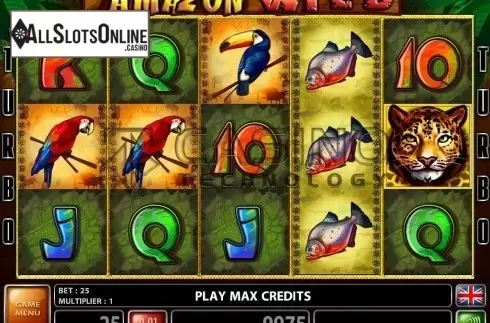 Screen3. Amazon Wild (CT) from Casino Technology