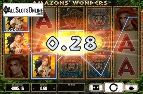 Win screen 2. Amazons Wonders from SYNOT