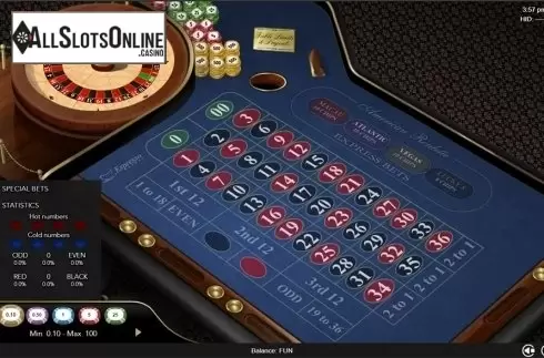 Reels screen. American Roulette (Espresso Games) from Espresso Games