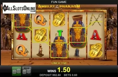 Win screen 3. Amulet of the Pharaoh from edict